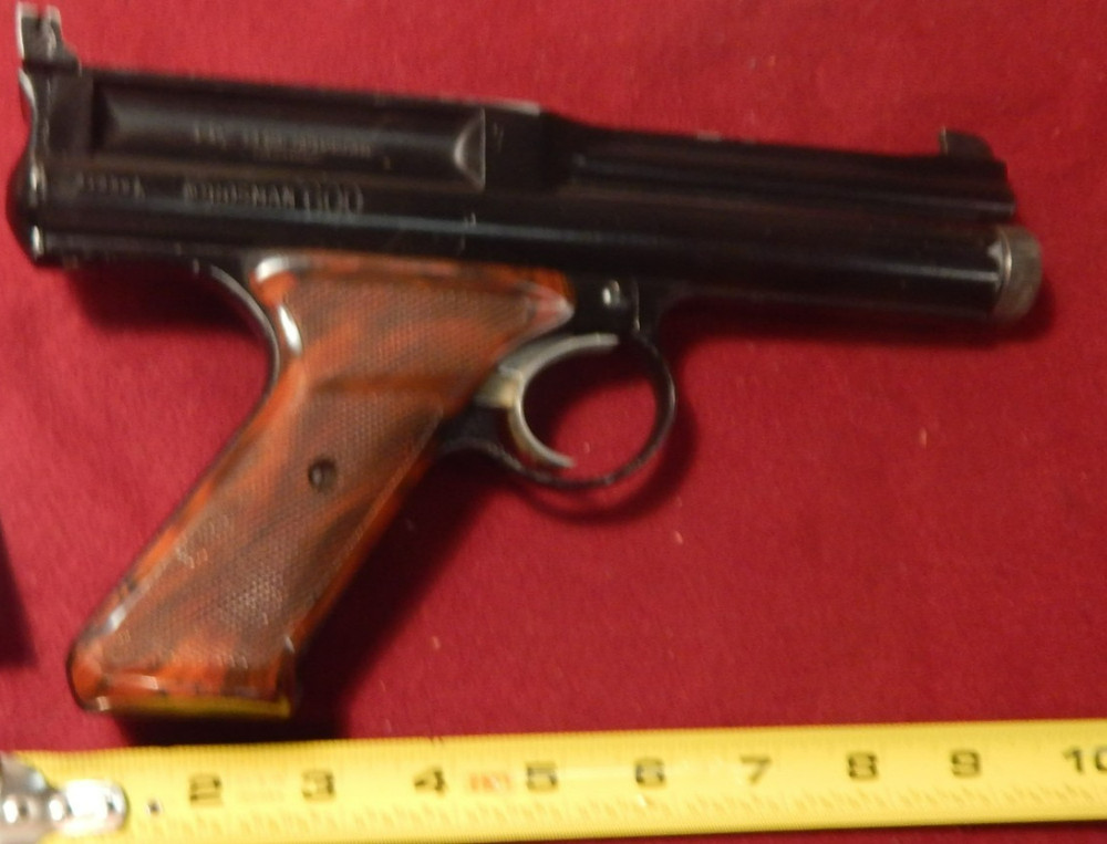 Very Nice Crosman First Variant Model 600 .22 Caliber Air Pistol Works Great!