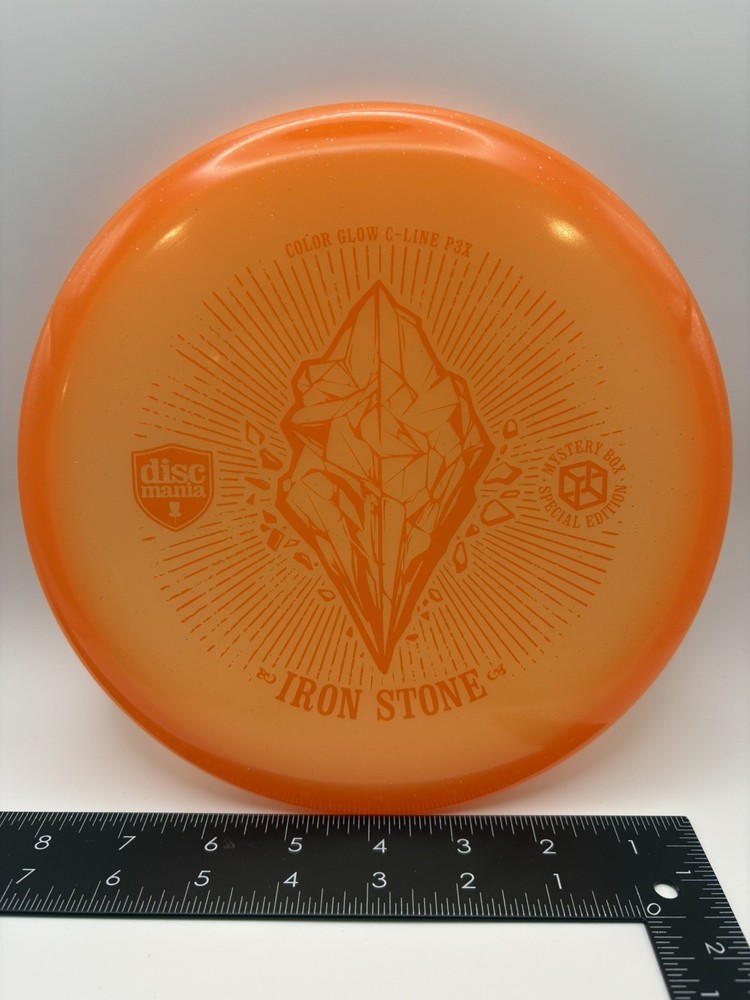 Discmania P3X Iron Stone Color Glow C-Line 176g Manianite Mystery Box Orange