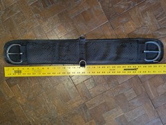 Western Straight Girth Cinch Neoprene/Nylon breathable Non-Slip Black 30″