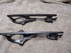 The Brownie 1800s steel bladed Ice Skates Most popular skates of period. 10-1/2