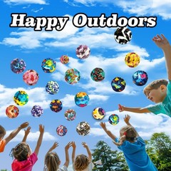 6 Pack Astro Jump Balls, Multicolored Spaceballs, Super High Bouncing Lightwe…