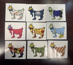 Goat USA Lot Of 50 Stickers Starter Package New Collectors Variety Rare Traders