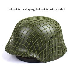 Tactics Airsoft Helmet Net Cover, Army Green Camouflage One Size, green