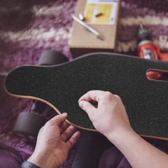 1 Pack Skateboard Grip Tape Black Self Adhesive Skateboard Decor