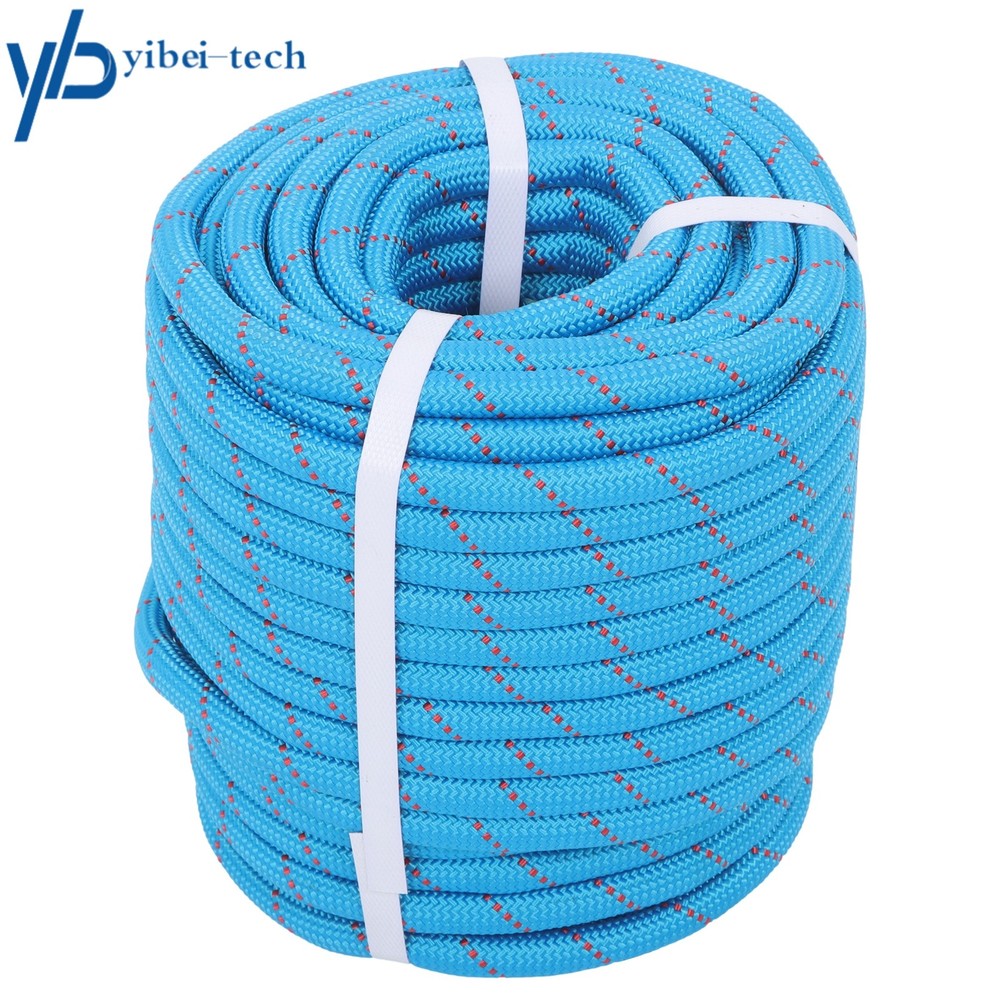 1/2in × 125ft Double Braided Polyester Rope Breaking Strength 8400 Pounds Blue