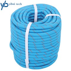 1/2in × 125ft Double Braided Polyester Rope Breaking Strength 8400 Pounds Blue