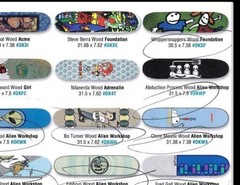1995 NOS Vintage – Foundation Skateboard Deck – Steve Berra – Birdhouse Alien