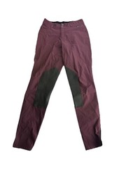 KERRITS Crossover II Knee Patch Riding Breech Pants Sangria Women’s Size M