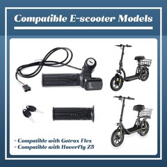 36V Throttle Replacement for Gotrax Flex & Hoverfly Z5 E-Scooters, with Display,