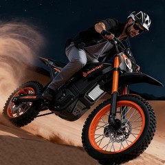 Electric Dirt Bike Electric Motorcycle 70V 20.8AH E-MoutainBike 50MPH 2500W Peak