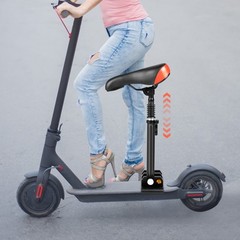NEW Electric Scooter Seat Adjustable Saddle for Xiaomi M365 Scooter Red + Black