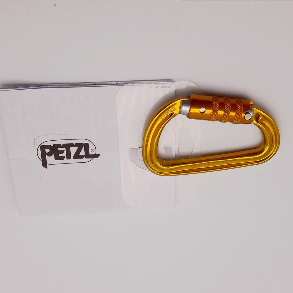 Petzl Triact Lock Lightweight D Shape Carabiner For Climbing And Mountaineering