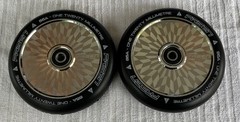Pair Of FASEN HOLLOW CORE PRO SCOOTER WHEELS-120mm 86A 2 Wheels