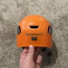 Black Diamond Half Dome Climbing Helmet M/L Orange Mountaineering Caving