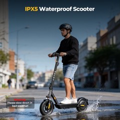 900W Electric Scooter for Adults 44 Miles Range 20MPH 12″ Tires Dual Suspension
