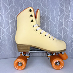 IMPALA Roller Skates Quad Women’s Size 11 Mimosa Indoor Tan Orange Derby Skates