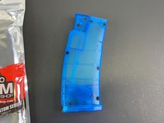6mmProShop 500 Round Rifle Mag Size Airsoft Universal BB Speed Loader BLUE