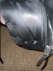 Diamond 17 in Black Dressage Saddle with Spring Tree & Flexible Points