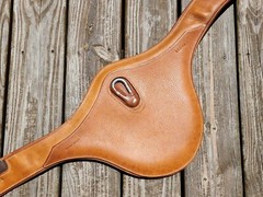 Devoucoux Light Brown Padded Belly Guard Stud Jump Girth – 50″-125cm – NWOT