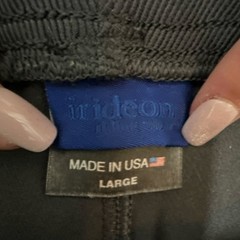 Irideon Women’s Black Knee Patch Breeches Size L Cotton Blend Made in USA