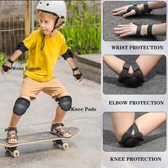 Kids/Youth Knee Pads and Elbow Pads Set for Kids 3-14 Years Boys Girls Protectiv