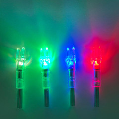 6/12 PCS S Lighted Nocks for Arrows .244″/6.2Mm inside Diameter Lighted Arrow No