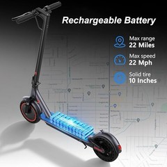 MAXSHOT for Adults, 8.5/10/14″ Tires, 19/22Mph, 350W/500W Motor, 21-28 Miles