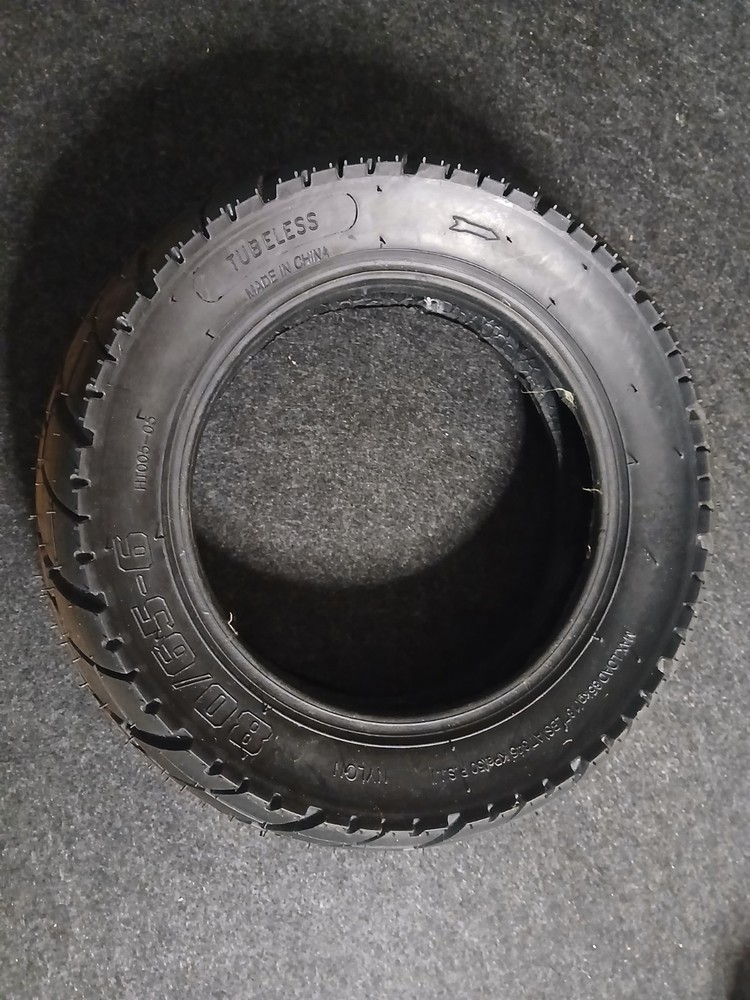 80/65-6 Tubeless tire for Electric Scooter