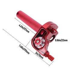 22mm CNC Aluminum Alloy Quick Twist Throttle Handle For KLX CR CRF EXC XR F