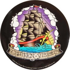 Eighteen 18 Visions – Sticker- Ship Metalcore Punk [4 x 4 inches] – Licensed New