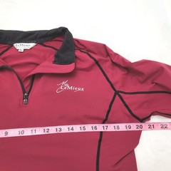 LeMieux Chili Pepper Red Base Layer Equestrian Horseback Riding Shirt XL