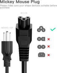6ft Power Cord Fast Charging Cable Compatible with Ninebot by Segway P65/P100S/G