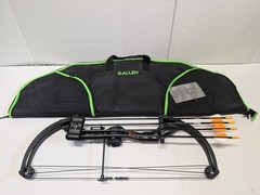 Bear Brave Compound Bow RH 32in Axle to Axle 3 Arrow Quiver Case Black