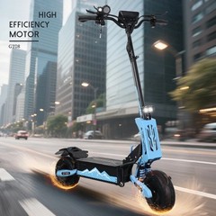 5600W Dual Motor Electric Scooter Off-Road 11″ Tire 60V 27Ah 50MPH GT08 E-Scoote