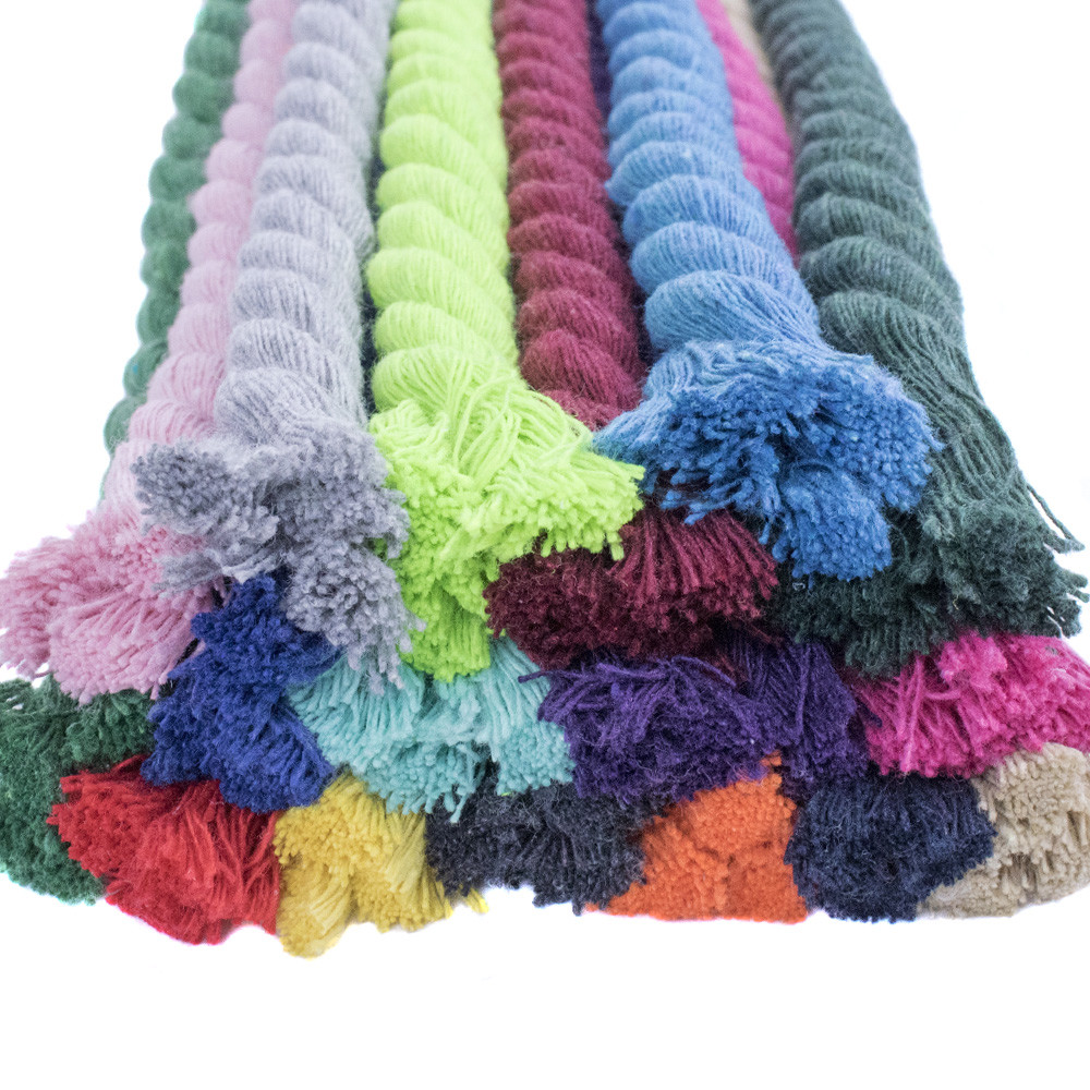 Premium Super Soft Colored Twisted Cotton Rope – Multiple Lengths and Sizes