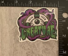 Creature 3” Inch Skateboard Sticker Waterproof Skate Decal