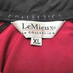LeMieux Chili Pepper Red Base Layer Equestrian Horseback Riding Shirt XL