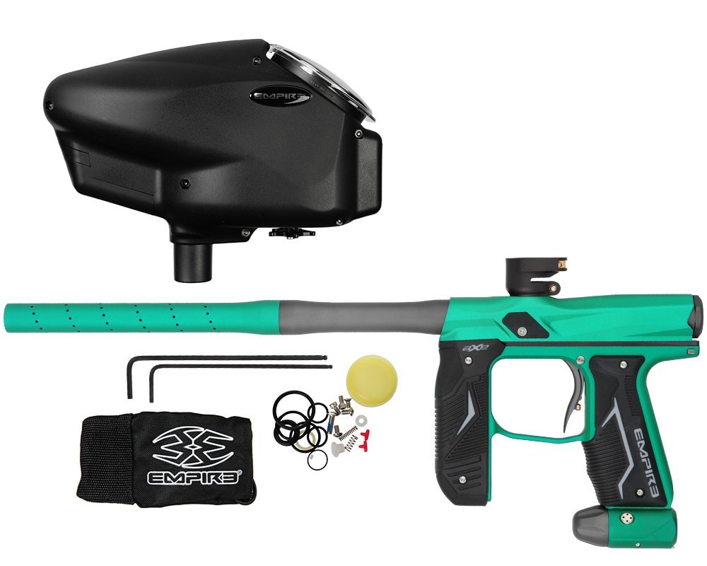 NEW Empire Axe 2.0 Paintball Gun w/ Halo Too Loader – Dust Spearmint/Dust Grey
