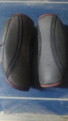 LeMieux Brushing Boots Set Of 4, L & XL Carbon MeshWrap