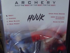 New B3 Archery Huuk GRAY Thumb Button Release Bow Hook NEW