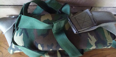 Climbing/Hunting Rope with camo padded backpack And Heavy Duty Clasp And More