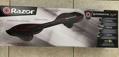 Razor Black Label RipStik Ripster Caster Board 2 Wheel Pivoting Skateboard 8+