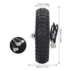 Electric Scooter Hub Motor, 8.5 Inch Tire Replacement for Popular Foldable E …