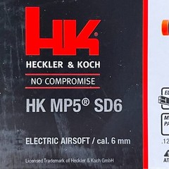 NEW H&K MP5 SD6 AEG Airsoft Gun – Black (2275053)