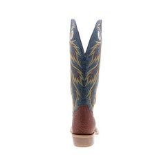 Tony Lama Merrit Buckaroo SA2004 Mens Blue Wide Leather Cowboy Western Boots