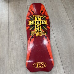 Vintage Dogtown Skateboard Cross Death To Invaders Hammer Head Retro Rare