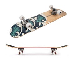 Amrgot Skateboards for Beginners,31*8 inches Complete Skateboards for Kids,Bo…