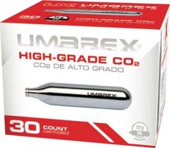 30pack Umarex High-Grade CO2 Cartridges for Pellet Guns BB Guns and Airsoft Guns