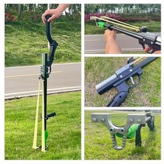 Powerful Slingshot Rifle W/Laser Aiming Portable Catapult Adult Outdoor Hunting