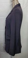 Grand Prix Women Wool Equestrian Show Jacket Blazer Size US 2 Purple Riding Flaw